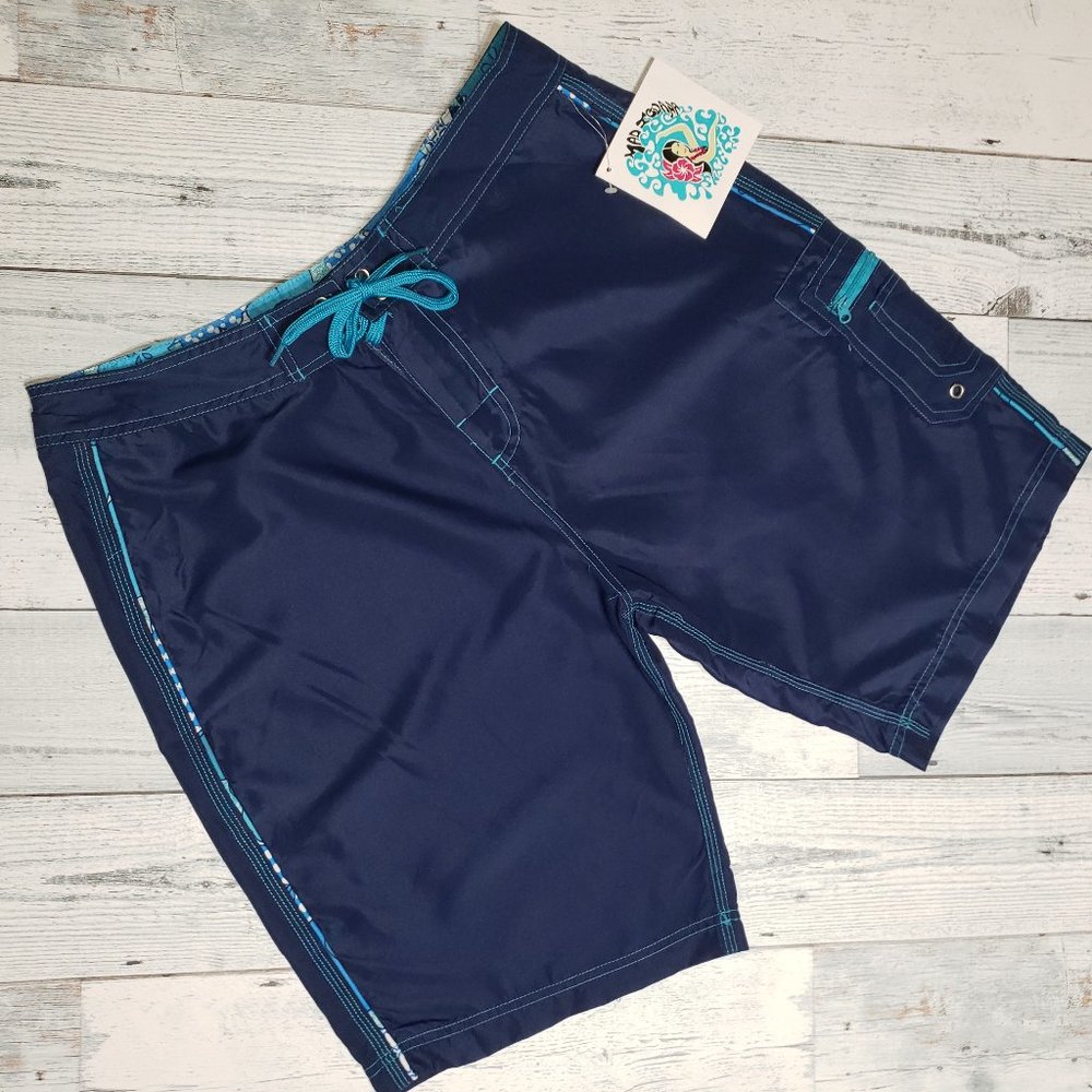 NWT Mad Iguana Men's Board Shorts Swim Trunks M